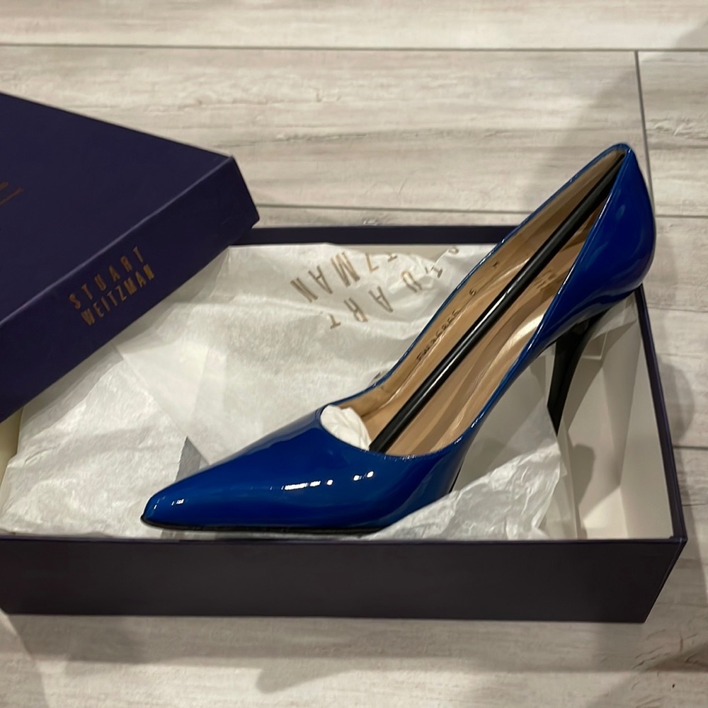 NEW Stuart Weitzman FEVER Sea Aniline in original box